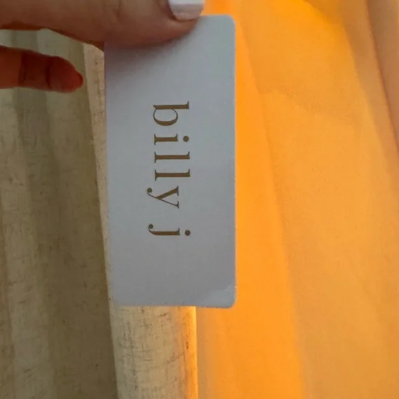 Billy J butter yellow  Maxi Dress with Cowl Neck for Weddings - Picture 5 of 5